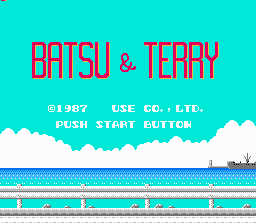 Batsu & Terry (english translation) Title Screen